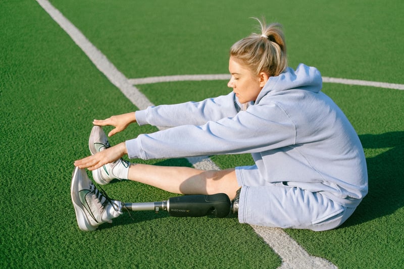 image of participant on field (for a community support service)